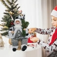 thumbnail image 1 of Christmas Santa Claus Figure - 16 Inch Santa Figurine, Standing Santa Statue Collectibles Doll for Gift or Holiday Home Decorations, 1 of 7