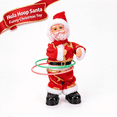 thumbnail image 1 of Christmas Santa Claus Figurine, Battery Operated Animated Spinning Santa, Funny Christmas Table Decor, Indoor Christmas Decorations Xmas Decor by MPOISVA, 1 of 9