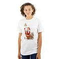 thumbnail image 1 of Christmas Santa Claus Jingle Bells Women's Graphic T Shirt Tees Brisco Brands S, 1 of 5