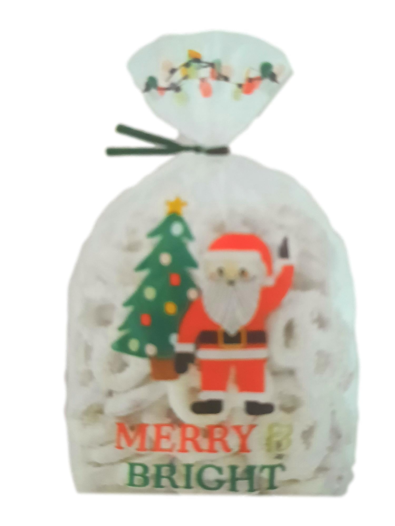 Green Christmas Tree Resealable Treat Sandwich Bags 20 Ct Wilton
