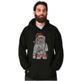 thumbnail image 1 of Christmas Santa Claus NASA Astronaut Hoodie Sweatshirt Women Men Brisco Brands S, 1 of 6