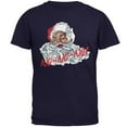 thumbnail image 1 of Christmas Santa Claus No No No Funny Mens T Shirt Navy SM, 1 of 1