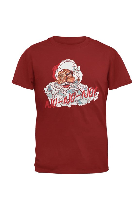Christmas Santa Claus No No No Funny Mens T Shirt