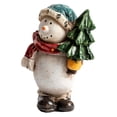 thumbnail image 1 of Christmas Santa Claus Ornaments Christmas Miniature Ornament Resin Santa Snowman Figurines for Xmas Santa Claus Decoration Christmas Party Supplies, 1 of 1