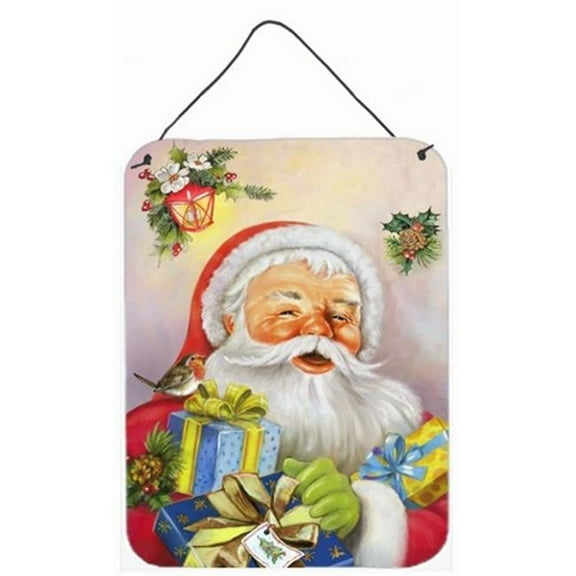 Christmas Santa Claus Presents Wall or Door Hanging Prints