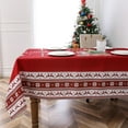 thumbnail image 1 of Christmas Santa Claus Print Tablecloth Rectangle Water Resistant Table Cloth for Dining Room 60 Inch by 120 Inch, 1 of 6