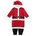 thumbnail image 1 of Christmas Santa Claus Zip Up Costume Coverall Toddler to Adult, 1 of 5