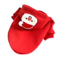 thumbnail image 1 of Christmas Santa Dog , Hooded Pet Pajamas Outfit with Santa Pattern, Warm Winter Coat for Small Dogs Cats, Festive Holiday Apparel for Parties & Daily Wear, S, 1 of 4