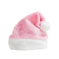 thumbnail image 1 of Christmas Santa Hat Adults Comfort Plush Thickene Xmas Holiday Caps for Christmas New Year Festive Party Supplies, 1 of 4