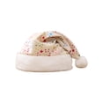 thumbnail image 1 of Christmas Santa Hat for Adults – Red Super Soft Plush Holiday Hat with Gold Stars, One Size Fits Most, Funny Party Costume Accessory for Xmas, Winter, Home, and Office Decorations, 1 of 5