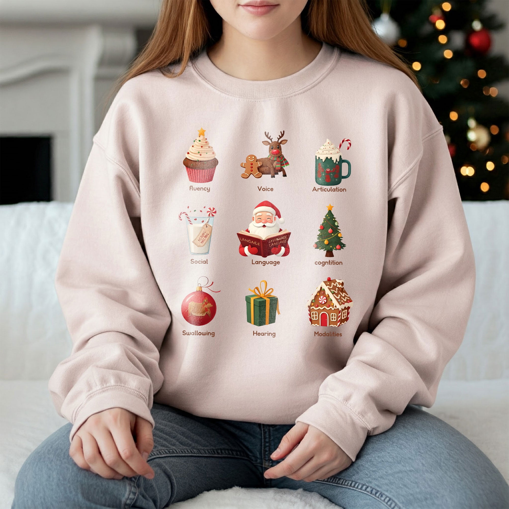 Christmas Santa Holiday Shirt, Christmas Tee, Adorable Christmas T
