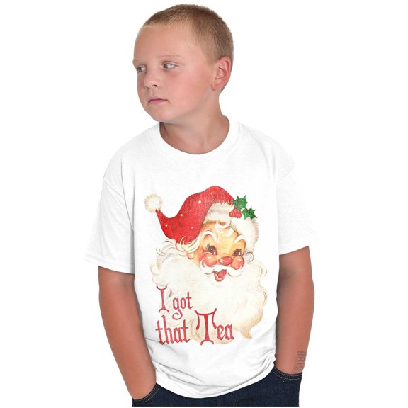 Christmas Santa I Got That Tea Crewneck T Shirts Boy Girl Brisco Brands L