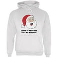 thumbnail image 1 of Christmas Santa I Love it When You Call Me Big Papa Mens Hoodie White MD, 1 of 1