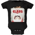thumbnail image 1 of Christmas Santa Jaws Claus Horror Black Soft Baby One Piece - 9-12 months, 1 of 1