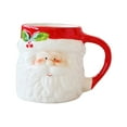 thumbnail image 1 of Christmas Santa Mug, Creative Ceramic Coffee Cup, Assorted Color, 3.8*5Inch, Holiday Kids And Adults, 1 of 9