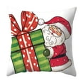thumbnail image 1 of Christmas Santa Painted Decorative Throw Pillow Covers, Festive Cushion Case for Couch, Sofa, Bedroom, and Living Room, Soft And Skin Friendly Perfect for Xmas Home Decor, 1 of 1