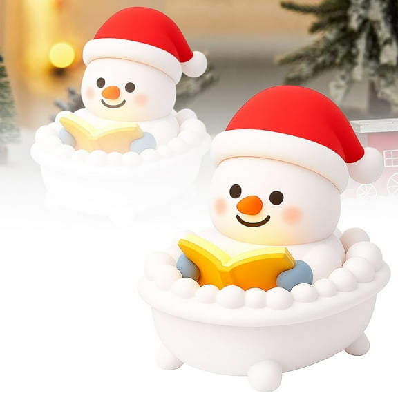 Christmas Santa Prayer Night Light -Cute Santa Reading Book Lamp Christmas Ghost Statue Night Light House Mantel Decor For Home Ghost Warm Lighted Indoor Figurine Lamps For Party Holiday Decor