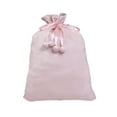 thumbnail image 1 of Christmas Santa Sack, Reusable Drawstring Plush Large Gift Bag for New Year Christmas Party Supplies Favors (Pink), 1 of 6