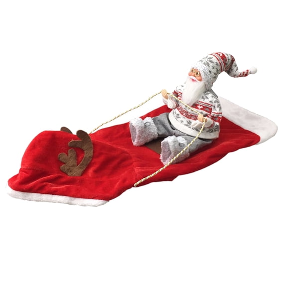 Christmas Santa Sled Pet, Funny Whimsical Christmas Outfit for Dogs Xl Size, Festive Indoor Holiday Party Apparel