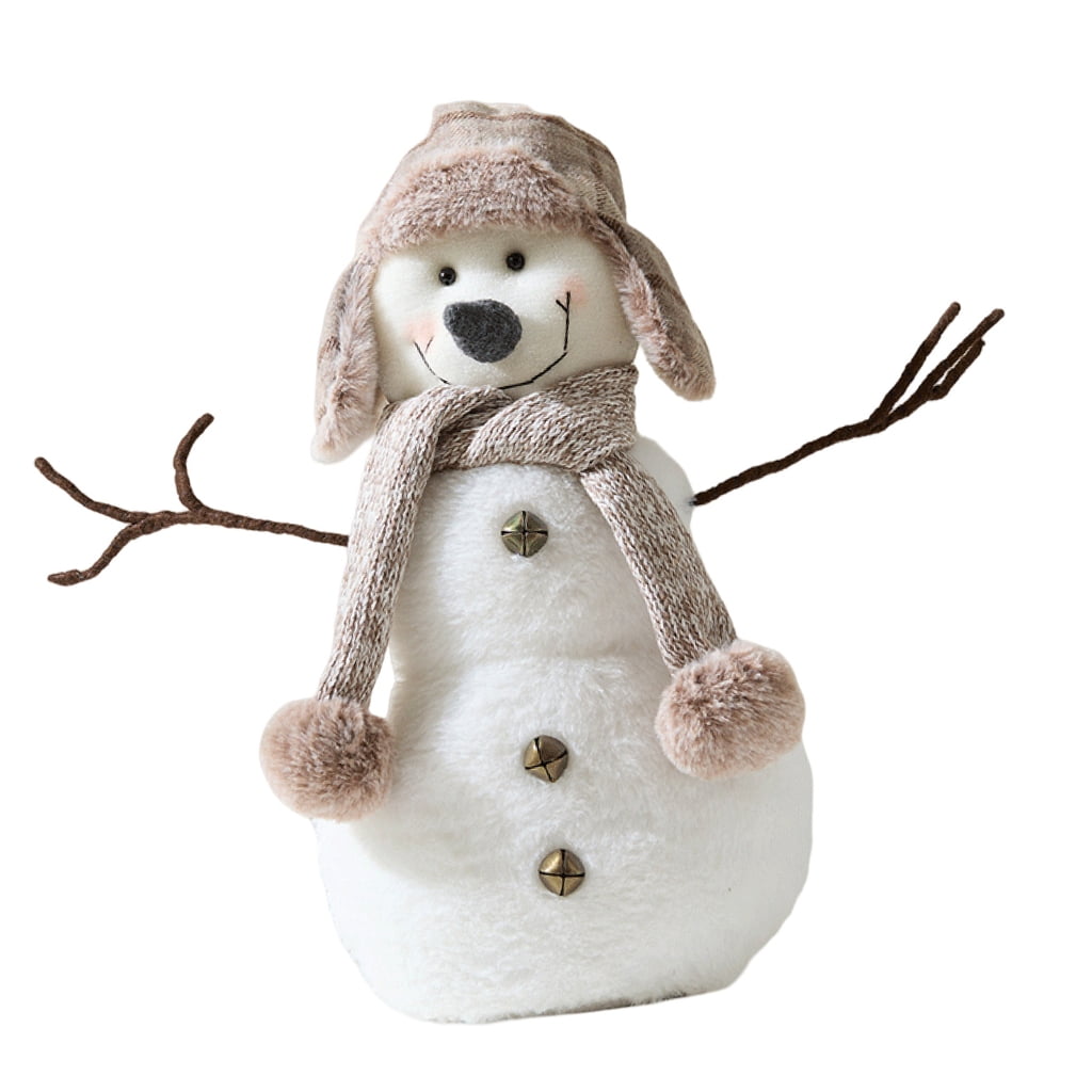 Christmas Santa Snowman Ornament Miniature Figurine Sculpture Decoration Home Desktop Decorations