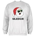thumbnail image 1 of Christmas Santa Sunglasses Sleigh Slay Mens Sweatshirt White 2XL, 1 of 1