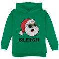 thumbnail image 1 of Christmas Santa Sunglasses Sleigh Slay Toddler Hoodie Green 2T, 1 of 1