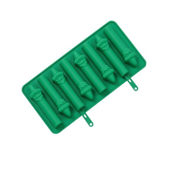 Christmas Silicone Mold for Santa , Food Grade Baking Tool for Cake, Easy Release Flexible Tray for Holiday Party Desserts and DIY Treats, 1Pack Green