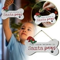 thumbnail image 1 of Christmas Santa Wooden Hanging Ornament Decorative Sign for Festive Home Wall, 1 of 8