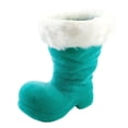 thumbnail image 1 of Christmas Santa's Boot. Plastic Shoe Claus Christmas Wh0071 Green, 1 of 3