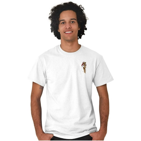 Christmas Santa's Checklist Pocket Plus Size Crewneck Graphic Tee Shirt Brisco Brands 5X