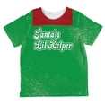 thumbnail image 1 of Christmas Santa's Lil Helper Daddy's Lil Monster Costume All Over Toddler T Shirt Multi 4T, 1 of 2