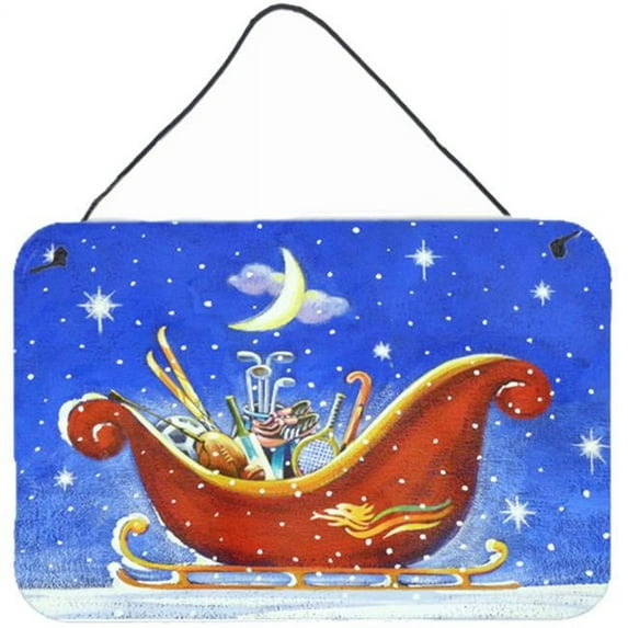 Christmas Santas Sleigh by Roy Avis Wall or Door Hanging Prints