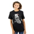 thumbnail image 1 of Christmas Santas Stocking Stuffer Cat Womens Graphic T Shirt Tees Brisco Brands S, 1 of 1
