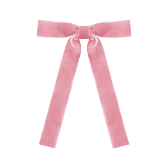 Christmas Satin Bows Decor Hair Clip Ribbon Accessories Velvet Christmas Tree Bow Decoration for Holiday Home Party Decor 16Pcs (Pink)