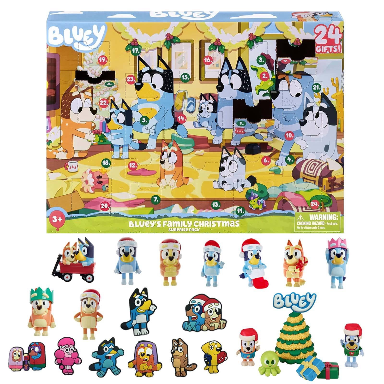 Christmas Saving! Bluey Advent Calendar 2024 Kids, Countdown to