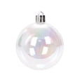 thumbnail image 1 of Hvmvliv Christmas Tree Ornaments (6pcs-6cm) Christmas Balls Ornaments Plastic Shatterproof Painted Christmas Tree Decorations Christmas Tree Hanging Balls Christmas Decoration Muliticolor, 1 of 1