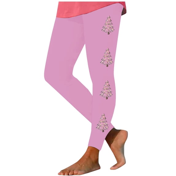 Iyufng Christmas Leggings for Women,Fashion Casual Christmas Printed Yoga Leggings Graphic Tight Leggings High Waist