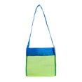 thumbnail image 1 of Christmas Saving Clearance! Sruiluo Mesh Beach Bag Children's Tote Bag Foldable Toy Storage Bag Small Messenger Bag Kids Shell Collecting Bag Market Grocery Picnic Tote, Green A, 1 of 7