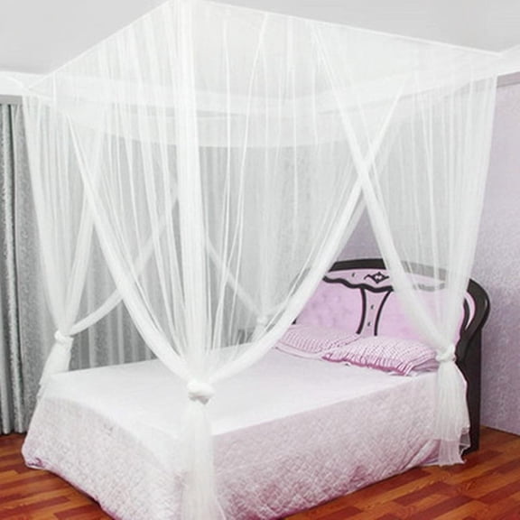 Christmas Saving Clearance! Sruiluo Mosquito Net Large Mosquito Net Bedroom Curtain Suitable For All Cribs And King-Size Beds Aesthetic Decor for Home Room Bathroom Bedroom, White, 83 x 75 x 95