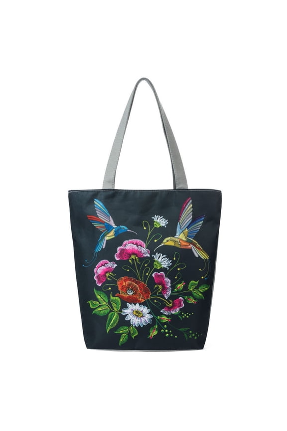 Portable Tote Bag Canvas Tote Bag Casual Beach Bags Women Shopping Bag Handbags Reusable Grocery Bags for Beach, Shopping, Vacation Essentials, C