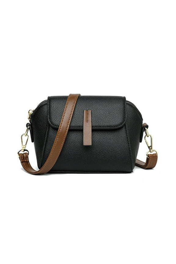 Christmas Saving Clearance! UHUYA Light Luxury Soft Leather Trendy and Versatile Crossbody Bag, Women Casual Shoulder Bag, Women Crossbody Bag, Black