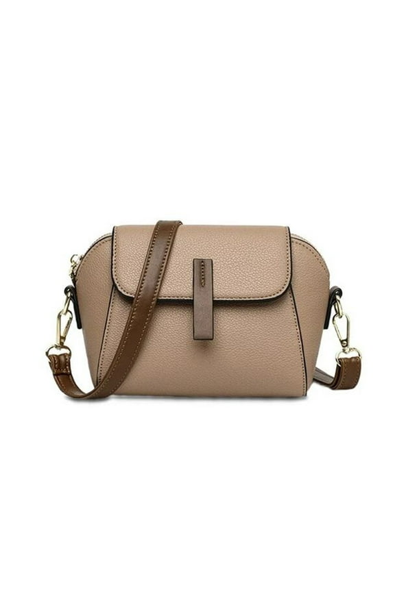 Christmas Saving Clearance! UHUYA Light Luxury Soft Leather Trendy and Versatile Crossbody Bag, Women Casual Shoulder Bag, Women Crossbody Bag, Khaki