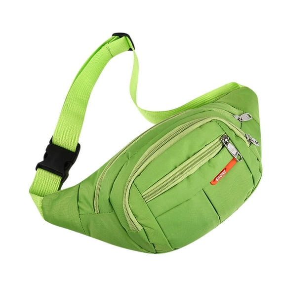 Christmas Saving Clearance! UHUYA Men Canvas Sports Waist Bag Casual Fashion Large Capacity Storage Waist Bag, Green