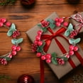 thumbnail image 1 of Christmas Savings! Boovnll Christmas Candle Rings 3" Artificial Christmas Kitchen Cabinet Wreaths Candle Rings for Door Table Pillars Window Chair Wall Decor Wreath, Christmas Decorations, 1 of 1