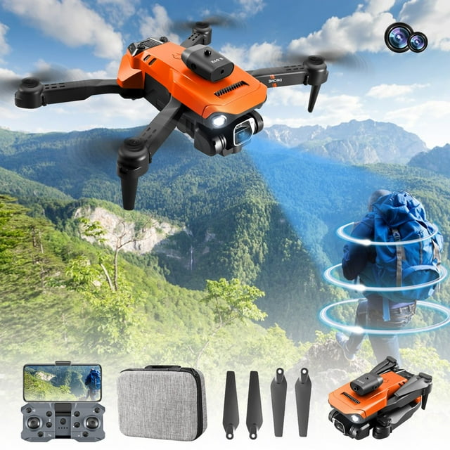 Christmas Savings! Bvxeep Drones with Camera 4K, Foldable Drone With