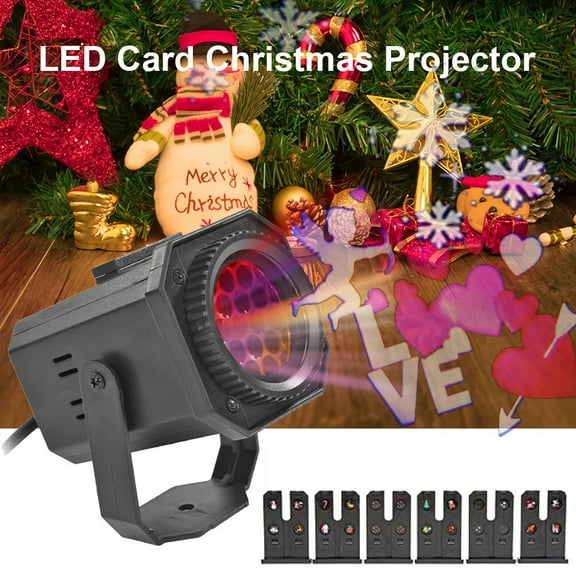 PRETXORVE Home Decorations for Christmas,LED Christmas Projector Lights with Slides Patterns Holiday for Home Birthday Party