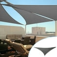 thumbnail image 1 of Christmas Savings Clearance! Cbcbtwo Sun Shade Sail, 8'2" x 8'2" x 8'2" Triangle Canopy Sun Shade Sail, UV Block Gray Sunshade for Patio Backyard Lawn Garden Swimming Pools Outdoor Activities, 1 of 5