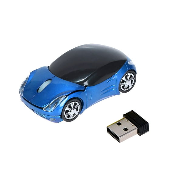 Christmas Savings Clearance! FELTREE 2.4GHz 1200DPI Car-Shape Wireless Optical Mouse USB Scroll Mice for PC Tablet Laptop Computer