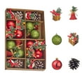 thumbnail image 1 of PRETXORVE Christmas Decorations Christmas Gift Package Combination Christmas Tree Pendant Christmas Set, 1 of 9