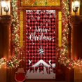 thumbnail image 1 of Christmas Savings Clearance! VWRXBZ Christmas Door Cover Decoration Tapestry Holiday Party Door Curtain Tapestry Door Cover Santa Decoration, 1 of 5
